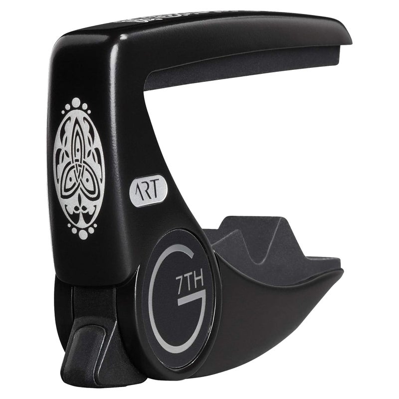 G7th Performance 3 with ART Celtic Special Edition Guitar Capo, Black (G7P3CELTICBK) - Image 1